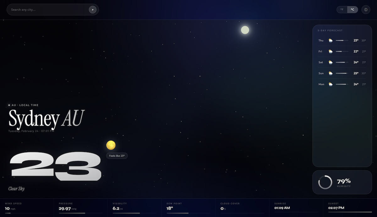 Weather - Real-Time Weather Forecast for Any City
